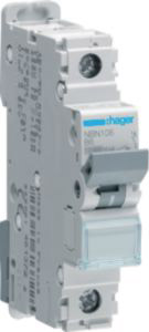 Hager Leitungsschutzschalter 1pol.,B-6A,10kA,1M NBN106