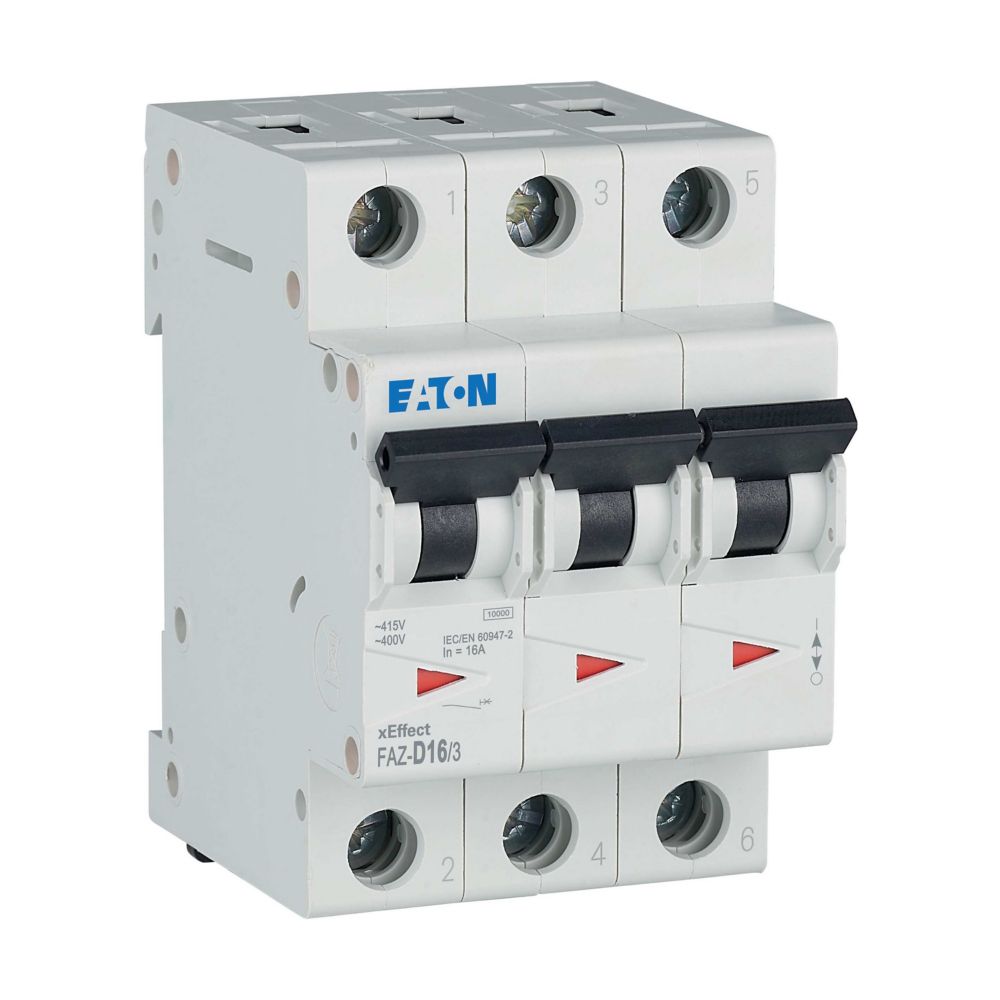 Eaton Leitungsschutzschalter D 16A, 3p FAZ-D16/3