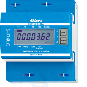 Eltako Drehstromzähler MID, geeicht DSZ15D-3x80A MID
