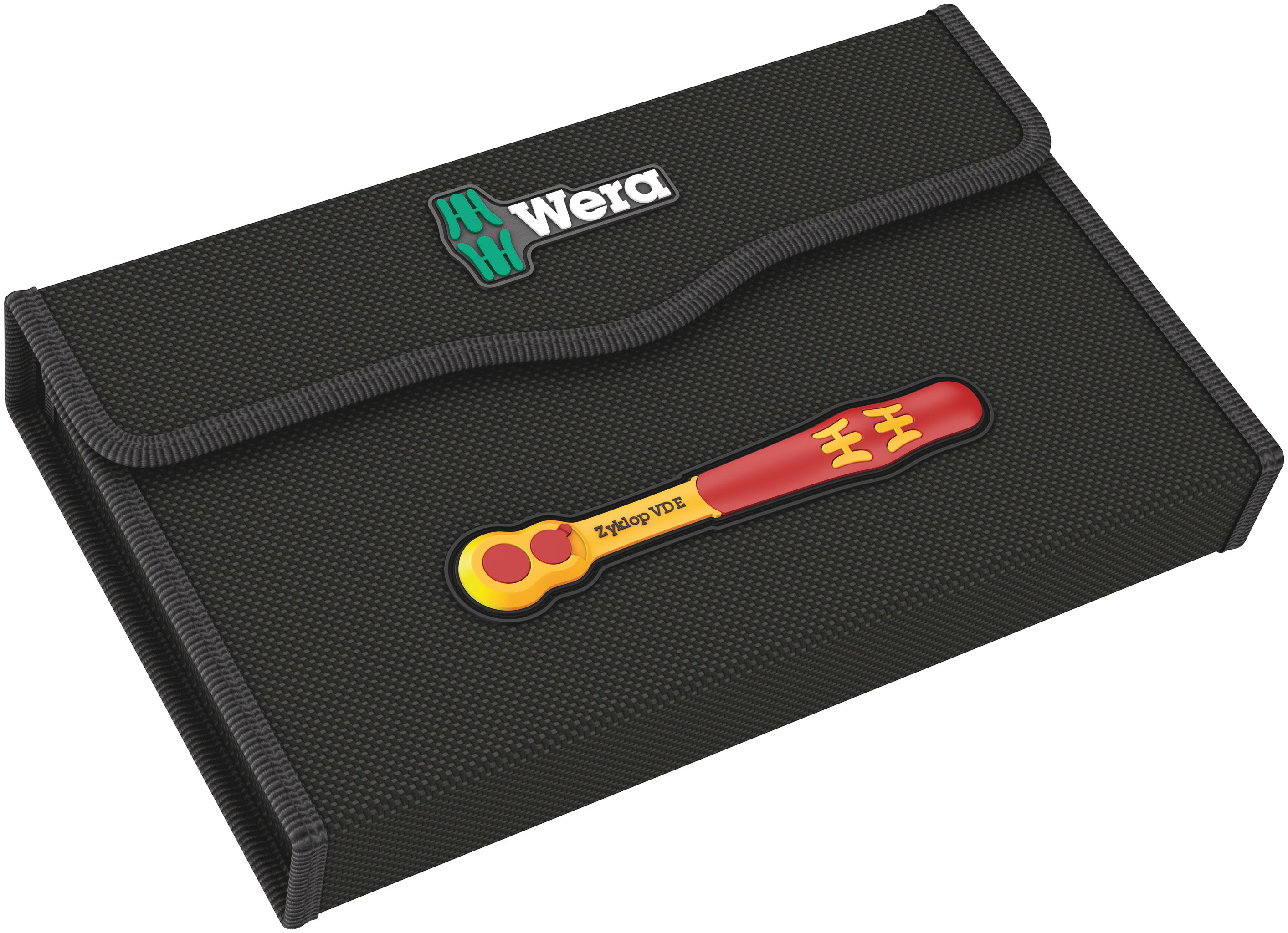 Wera Werk VDE Zyklop-Knarrensatz 3/8 Zoll, 17 tlg 05004970001