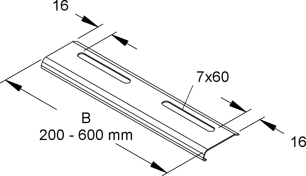 Niedax Kantenschutzblech RKB 200