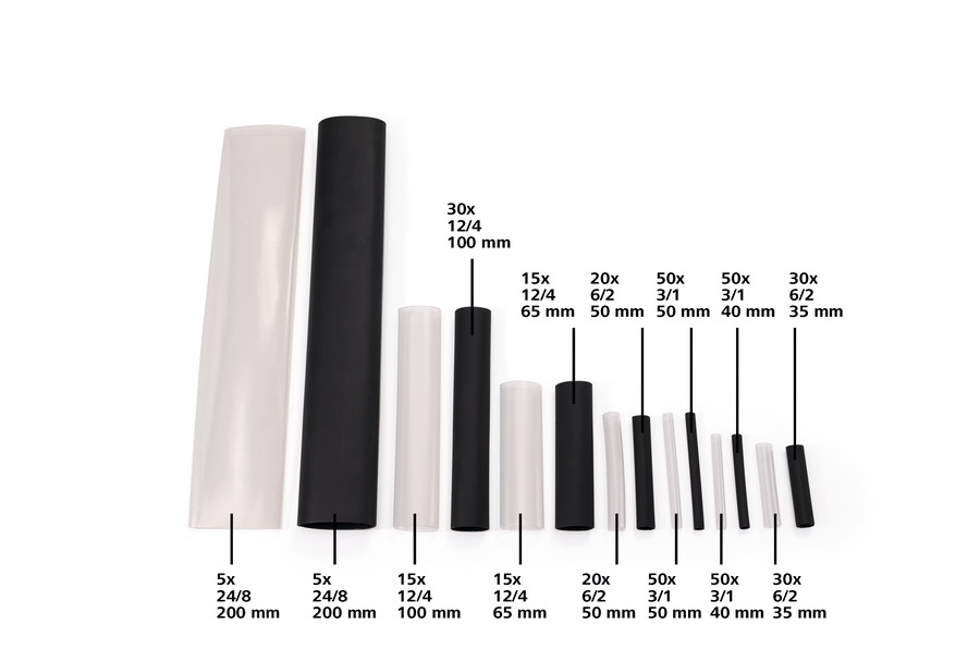 HellermannTyton Schrumpfschlauch-Set SHRINKIT 321-A 380-03003