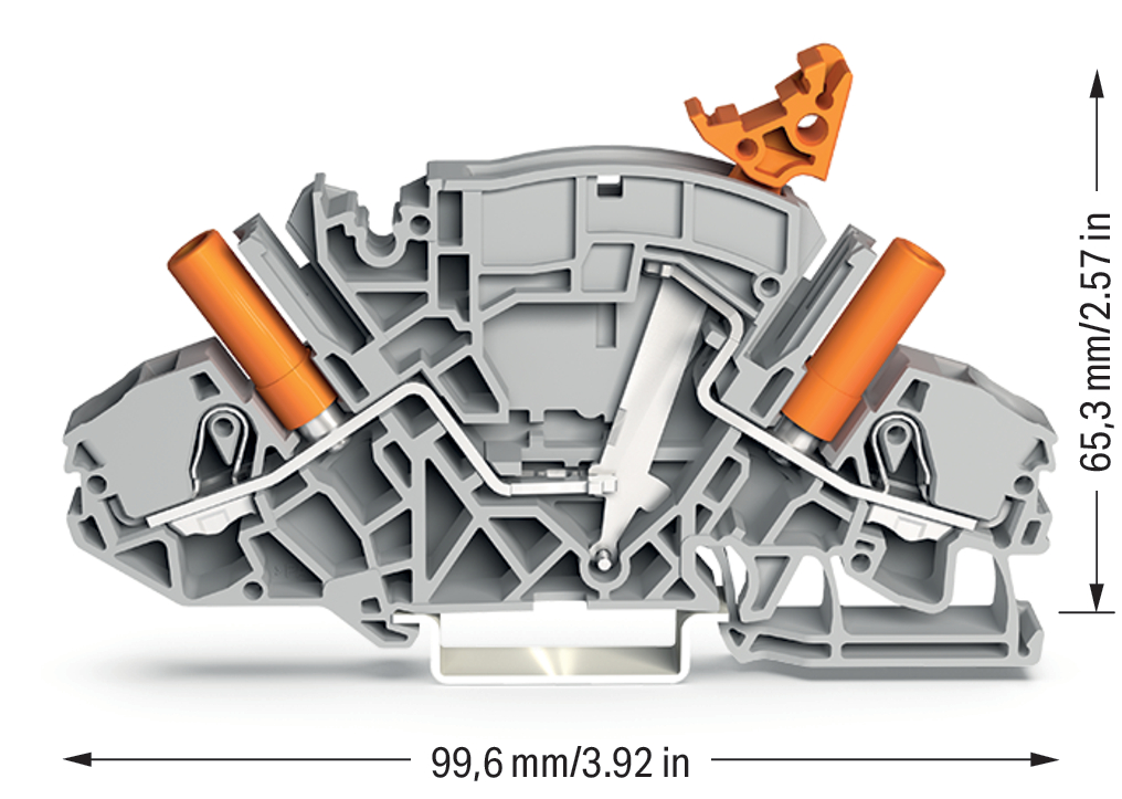 WAGO GmbH & Co. KG Trenn-/Messklemme grau 2007-8821