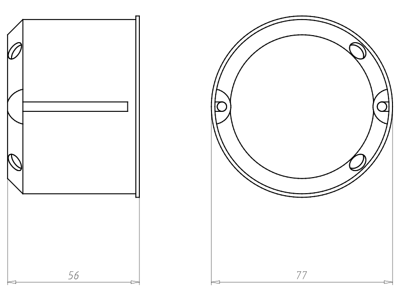 Kaiser Decken-Verbindungsdose HWD 30 9464-50