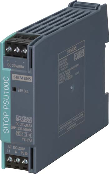 Siemens Dig.Industr. Stromversorgung 1-ph,24VDC,0,6A,IP20 6EP1331-5BA00