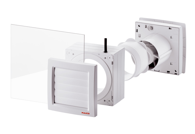 Maico Fenstereinbausatz mit Verschlussklappe FE 100/1 AP Maico Fenstereinbausatz mit Verschlussklappe FE 100/1 AP