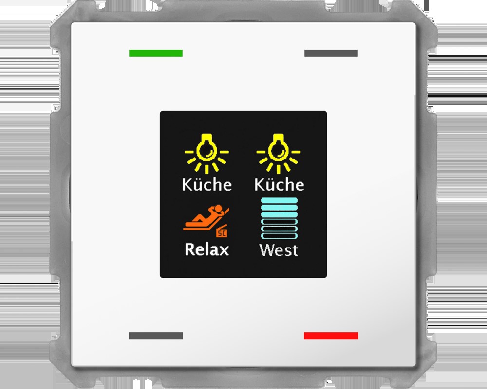 MDT technologies Taster Smart 63 4-fach Farbdis.Studiows/glä BE-TAS6304.01