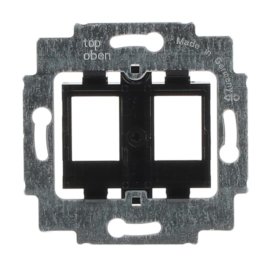 Busch-Jaeger Tragring f.Modular-Jack schwarz. Sockel 1814