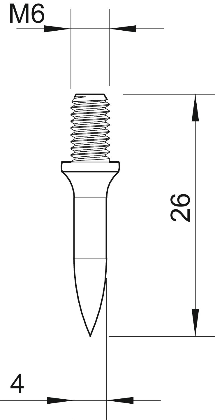 100 STK OBO Bettermann Vertr Einschlagdübel M6 L18mm galv. vz 903 18 G
