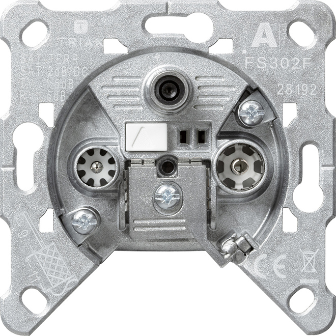 Gira Antennen-Steckdose FS 302 F Einsatz 093700