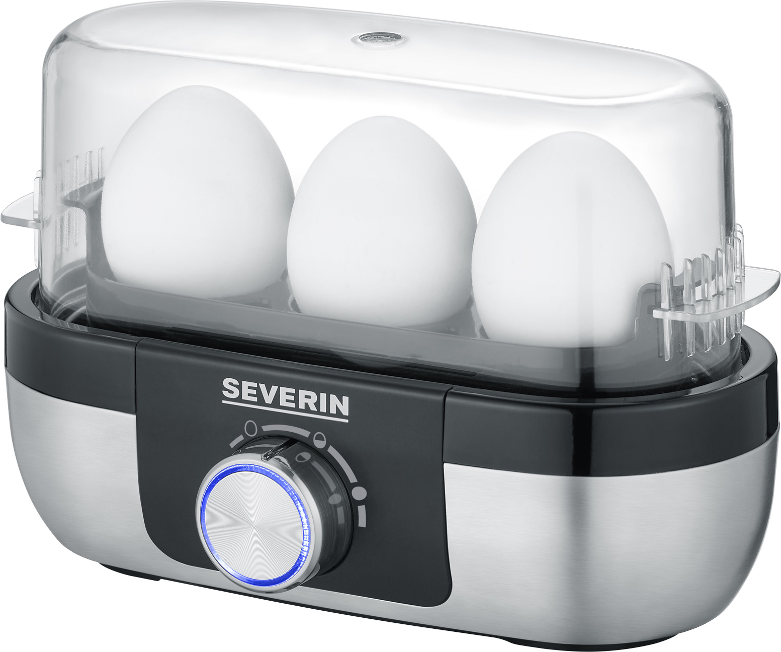 Severin Eierkocher 270W,f.3Eier EK 3163 eds-geb/sw